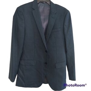 Beverly Hills Polo Club Classic Two Button Blue Blazer 37R